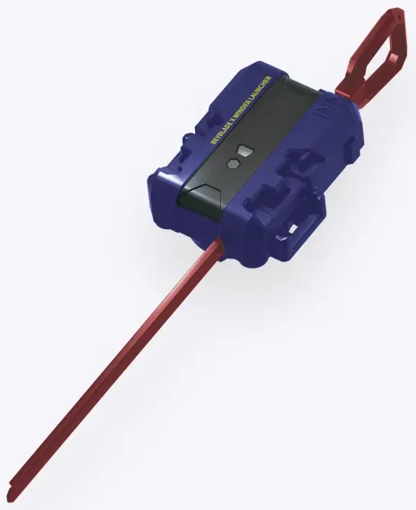 Волчок и запускатель DranBuster 1-60A (Metal Coat: Blue FC Barcelona Ver.). UX00 от Takara Tomy