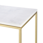 Набор из 2-х столиков mayen gold, белые/золотистые