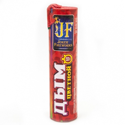 Цветной дым Joker, 60 сек, Красный, 120 мм