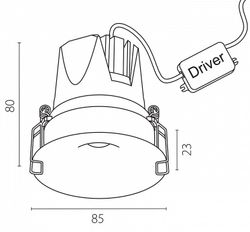 Встраиваемый светильник Lightstar Spira 74226