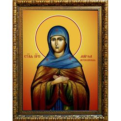 Марфа Антиохийская (Едесская) преподобная. Икона на холсте.