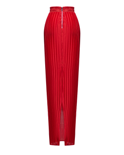 Юбка макси гофре из шелка