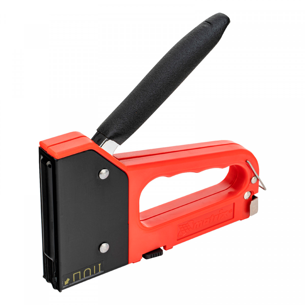 Степлер мебельный 4-функциональный пластиковый, тип скобы:53, 28, 300, 500, 6-14 мм// Matrix