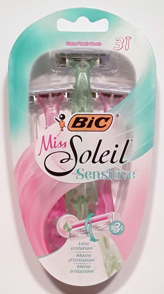 Bic одноразовые станки Bic Soleil Miss Sensitive 3шт