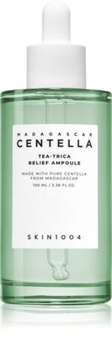 SKIN1004 Madagascar Centella Tea-Trica Relief Ampoule - успокаивающая сыворотка для проблемной кожи /   100  ml  / GTIN 8809576261677