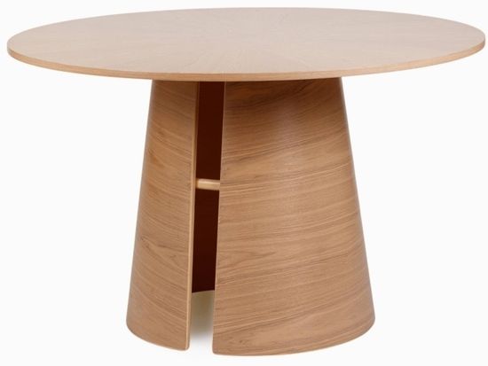 Обеденный стол Louis диаметр 120 шпон ясеня