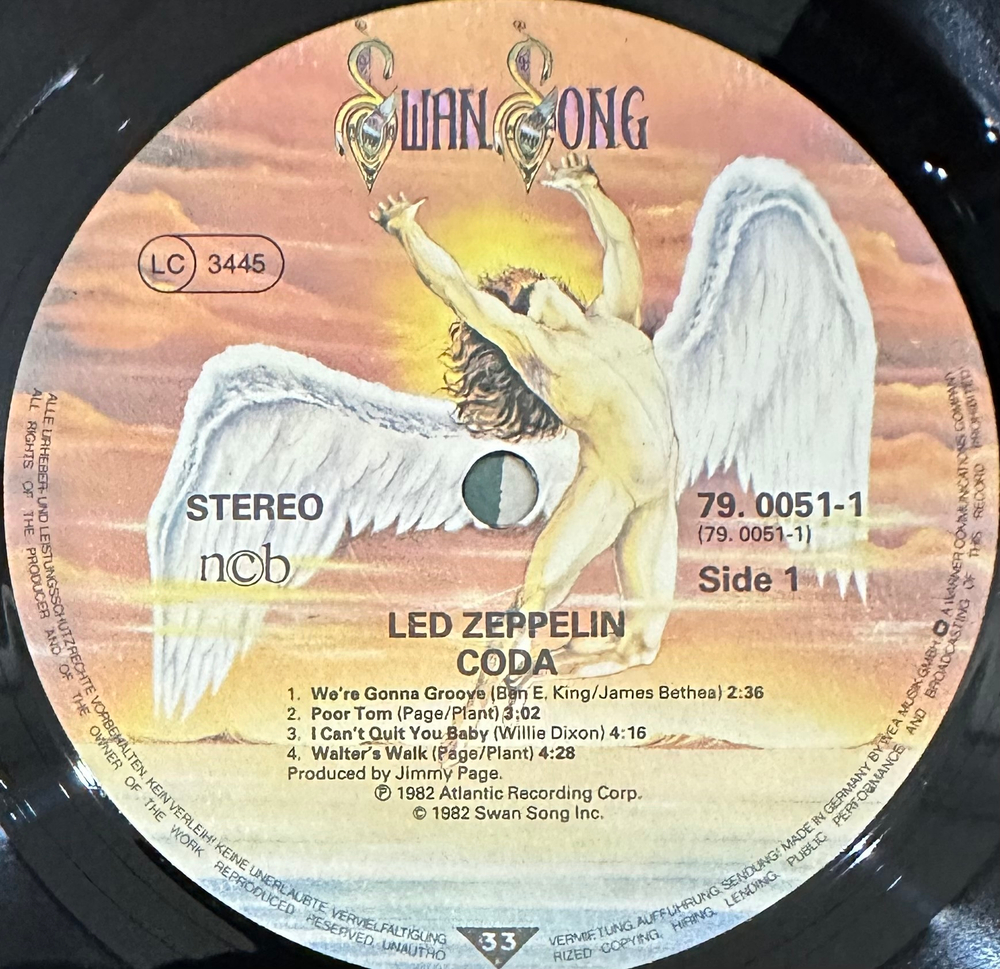 Led Zeppelin- Coda (США 1985г.)
