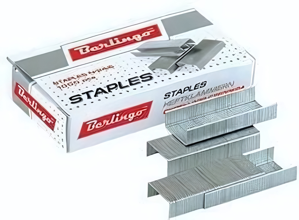 Скобы для степлера №24/6 1000шт. SH510 (Berlingo)