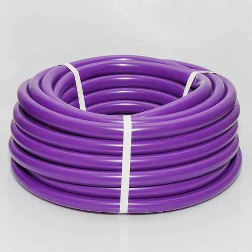 Шланг полив. непрозр. 2-слойный 18 мм бухта 20 м (вес 4,5 кг) ПВХ "Силикон Люкс" фиолетовый 3/4"