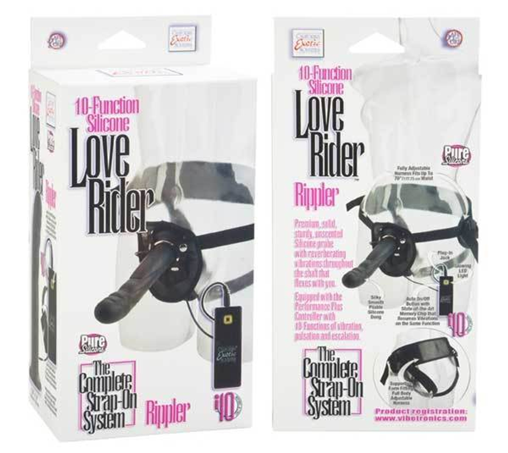 Страпон с вибрацией Love Rider Rippler