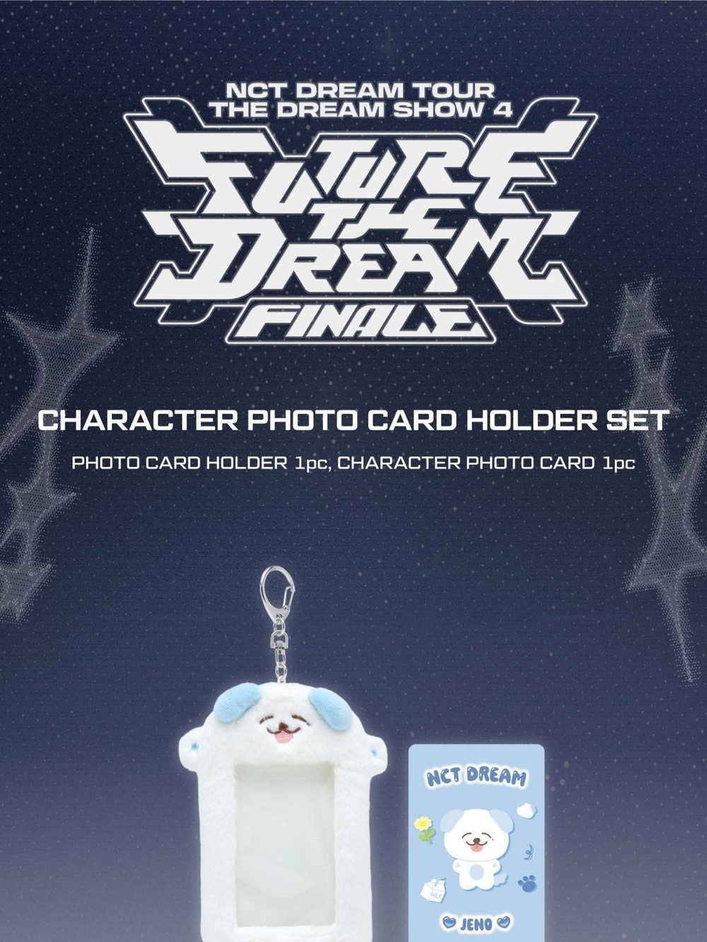 (ПРЕДЗАКАЗ) товары NCT DREAM - THE DREAM SHOW 4 : FUTURE THE DREAM TOUR OFFICIAL MD CHARACTER PHOTOCARD HOLDER SET