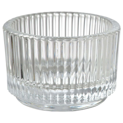 IKEA FINSMAK  (ИКЕА ФИНСМАК)  -  Подставка для чайных ламп, прозрачное стекло, 3,5 см