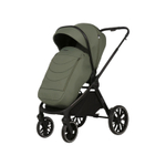 Детская универсальная коляска Adamex Spark 2в1 - Salvia Velvet (Зеленая ткань, черная рама)