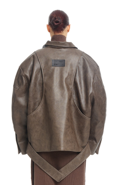 Кожаная куртка URBAN Brown