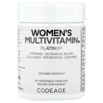 Codeage, мультивитамины для женщин, Platinum, 90 растительных капсул
