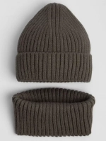 Шапка детская и снуд осенняя