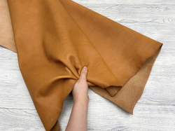 Vacchetta Washed Honey Natura (1,4-1,6 мм), цв. Медовый, кожа