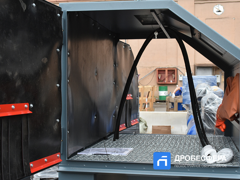Пескоструйная камера NowAG A-100PF с фильтром