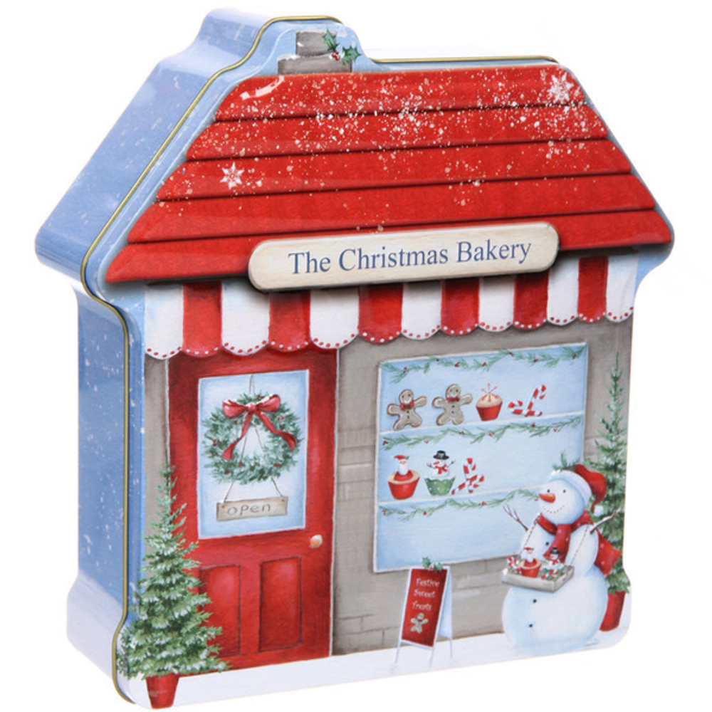 Банка жестяная «Домик пекарня» 22*21*6см