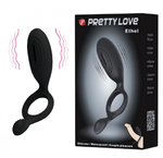 Кольцо эрекционное с вибрацией Pretty Love Ethel черный