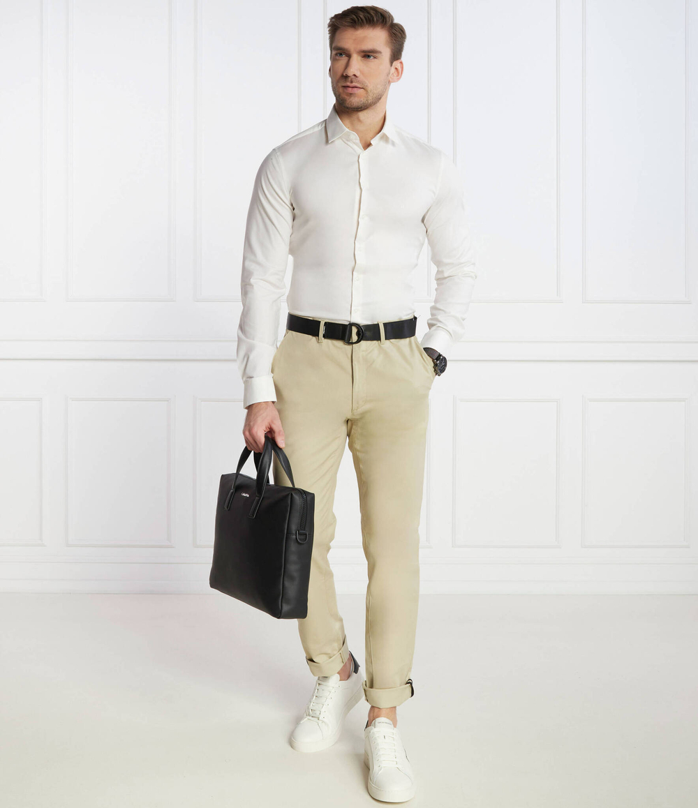 Чиносы + пояс MODERN TWILL Calvin Klein - бежевый(K10K110979)