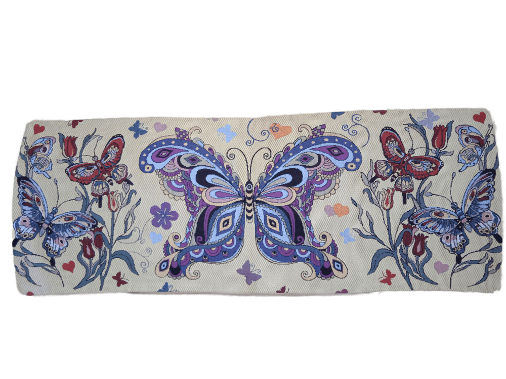 Декоративный гобеленовый чехол Бабочки 34х87