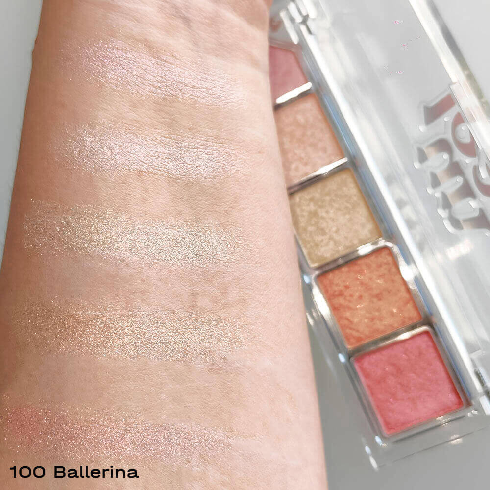 Unleashia Палетка хайлайтеров - Mood Shower Face Palette