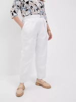 Брюки белые летние из хлопка