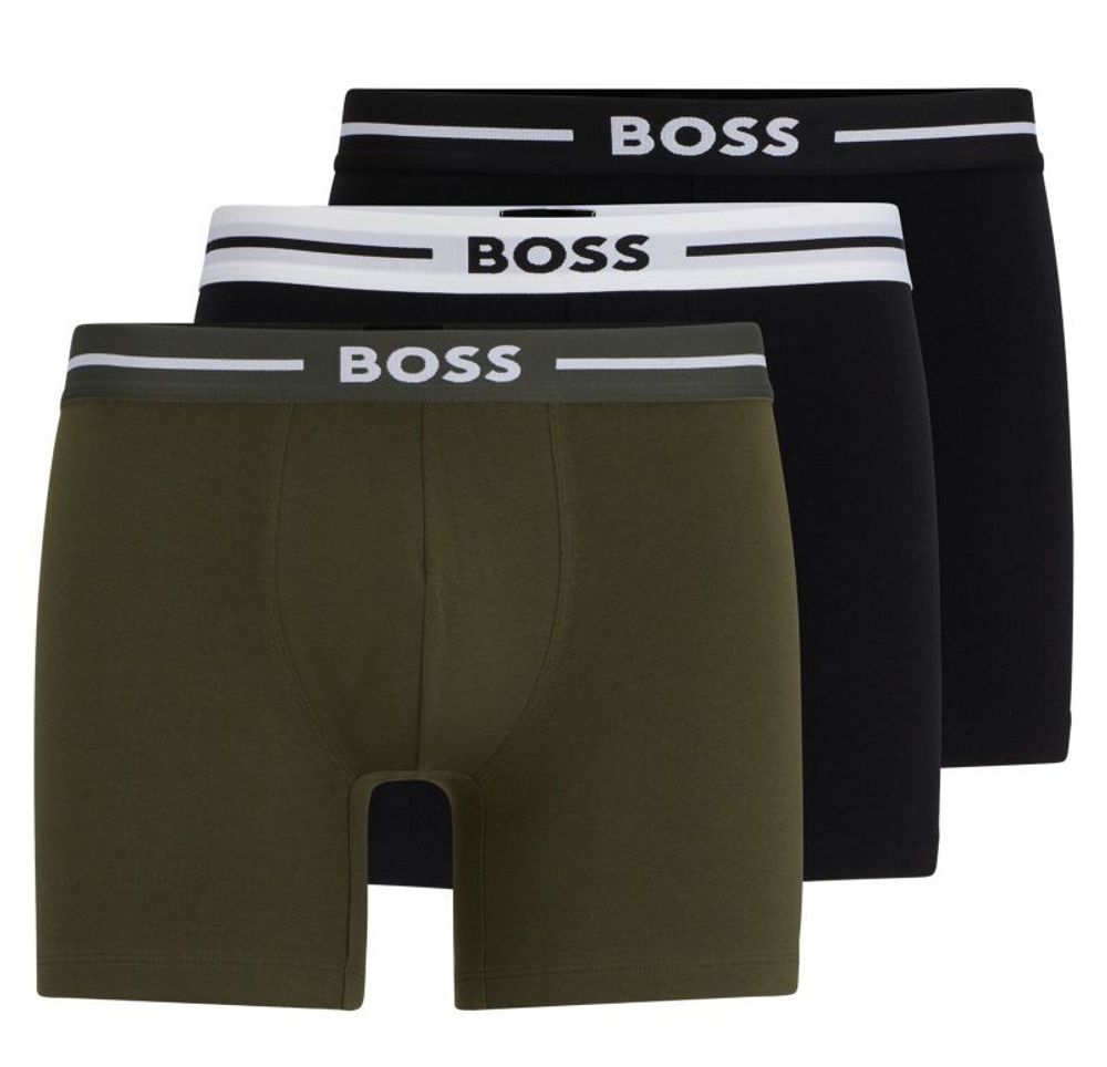 Мужские спортивные боксеры BOSS x Matteo Berrettini Evolution Boxer Briefs 3P - open miscellaneous