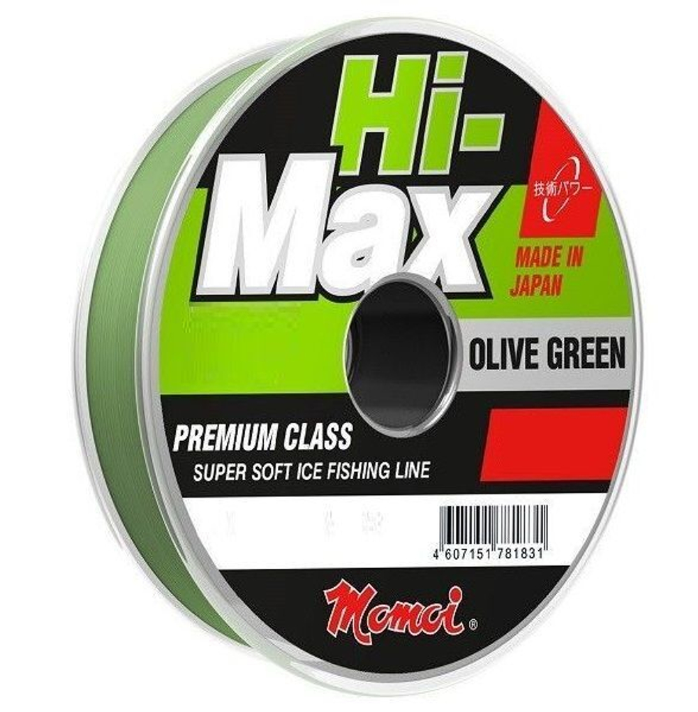 Монофильная леска для рыбалки Momoi Hi-Max Olive Green