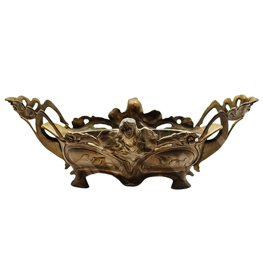 Жардиньерка в стиле ар-нуво. Бронза, литьё. Франция. Нач. ХХ в.