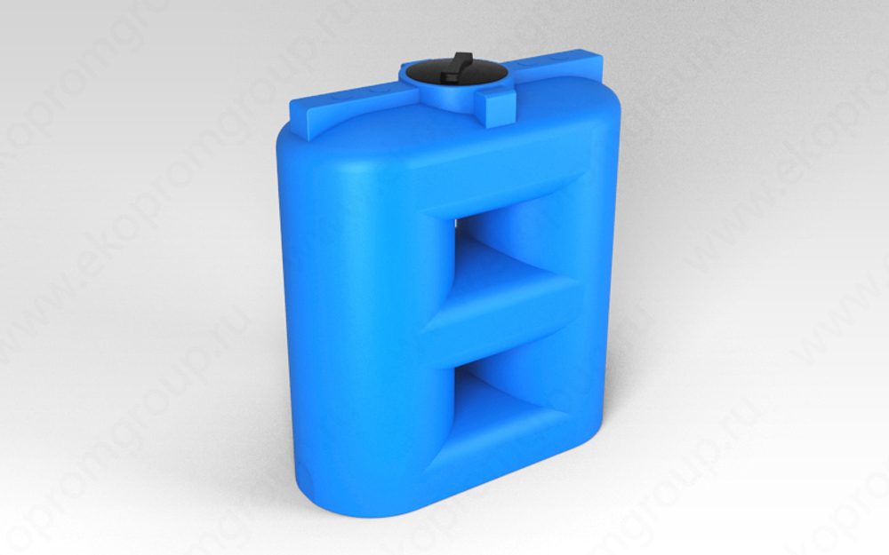 Ёмкость пластиковая пищевая ЭкоПром SL 2000 л. узкая округлая высокая (189x80x207см;синий) - арт.555301