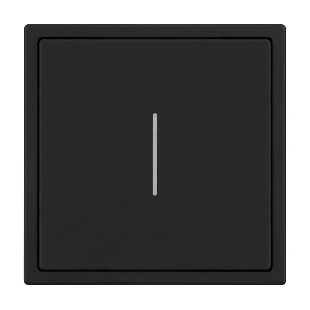 Механизм звонкового выключателя LED SWT-NOBE-MKR1-SFPL-L-BK (230V, 10A) (Arlight, Черный оникс) 061734