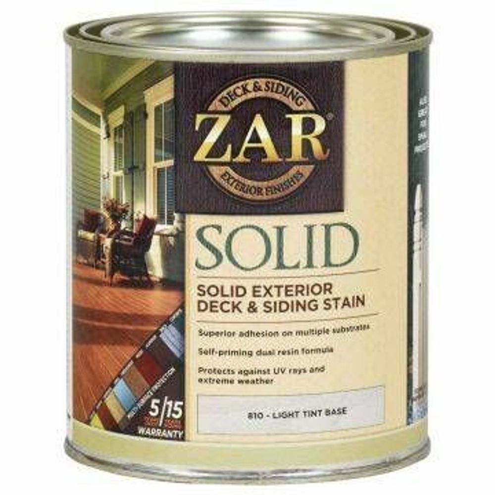 Укрывное масло по дереву для наружного применения Zar Solid Exterior Deck Siding Stain