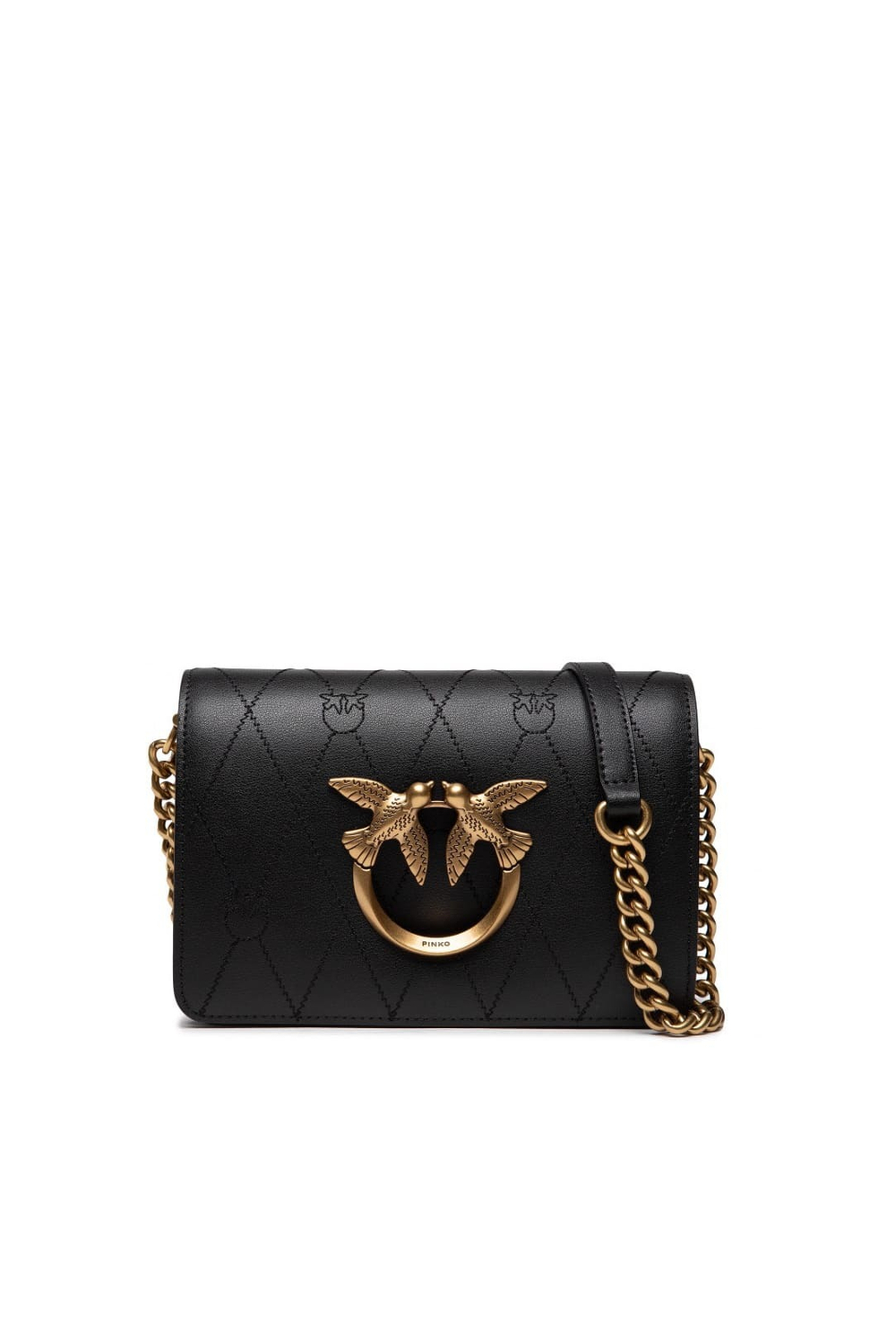 MINI LOVE BAG CLICK WAVE LOGO – black