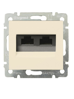 Legrand розетка 4131 INT с рамкой 1 с/к