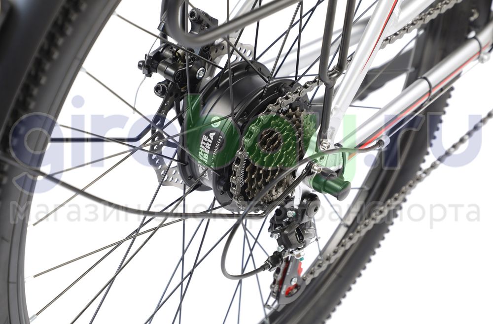 Электровелосипед WHITE SIBERIA CAMRY LIGHT 36V/11A 500W Snegir (Синий) фото 15 фото №16