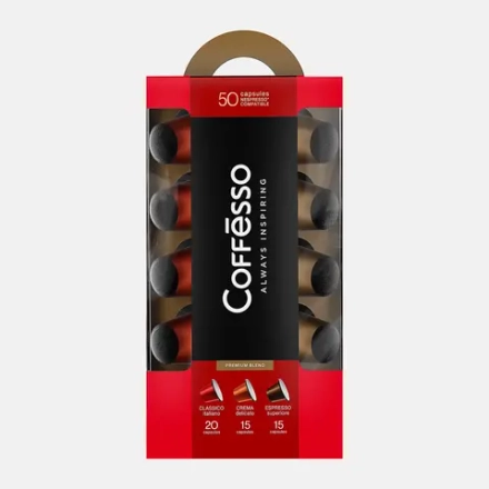 Кофе в капсулах Coffesso ассорти 50шт 250г