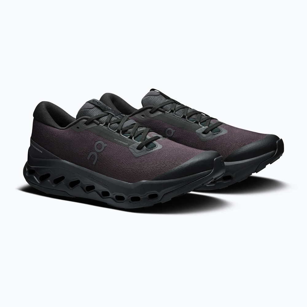 Кроссовки для бега On Cloudsurfer Trail 2 Waterproof black/black