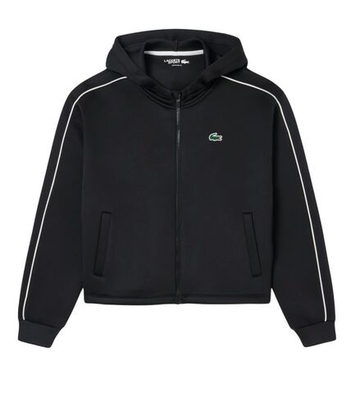 Женская теннисная куртка Lacoste Sport Ultra Dry - black/white