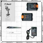 Аккумуляторная пила по дереву и металлу Bort 12Li-G