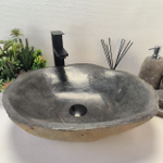 Раковина из речного камня RS-63904 (49*42*15) 0122