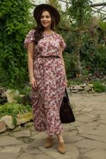 Платье Жара (бордовое) П13415-16М LT Collection