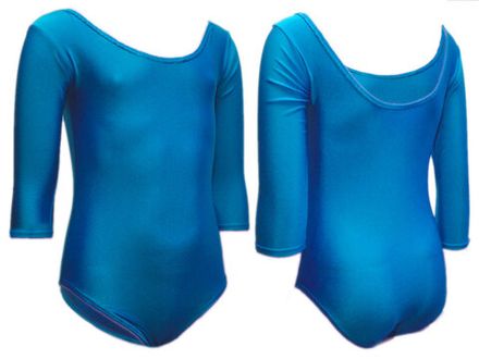 Купальник гимнастический. Размер XL. Цвет бирюза #07990