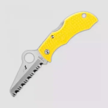 Складной нож Spyderco Manbug Salt MYLS c клинком из стали H1, рукоять FRN