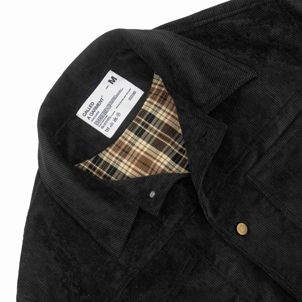 Куртка Called a Garment Corduroy work Угольно-черная