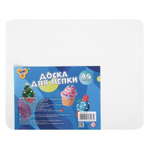 Доска для лепки А4 белая с бортиком и стеками (Пчелка)