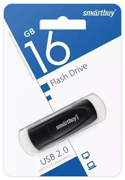 16GB USB Smartbuy Scout Black