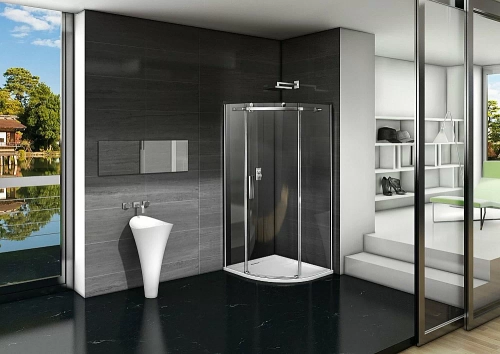 Душевой уголок Good door GALAXY R-100-C-CH 100x100