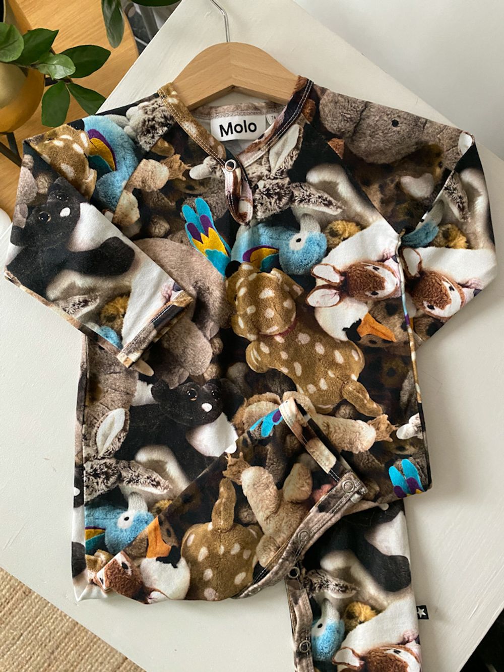 Новый хлопковый комбинезон Molo, 74